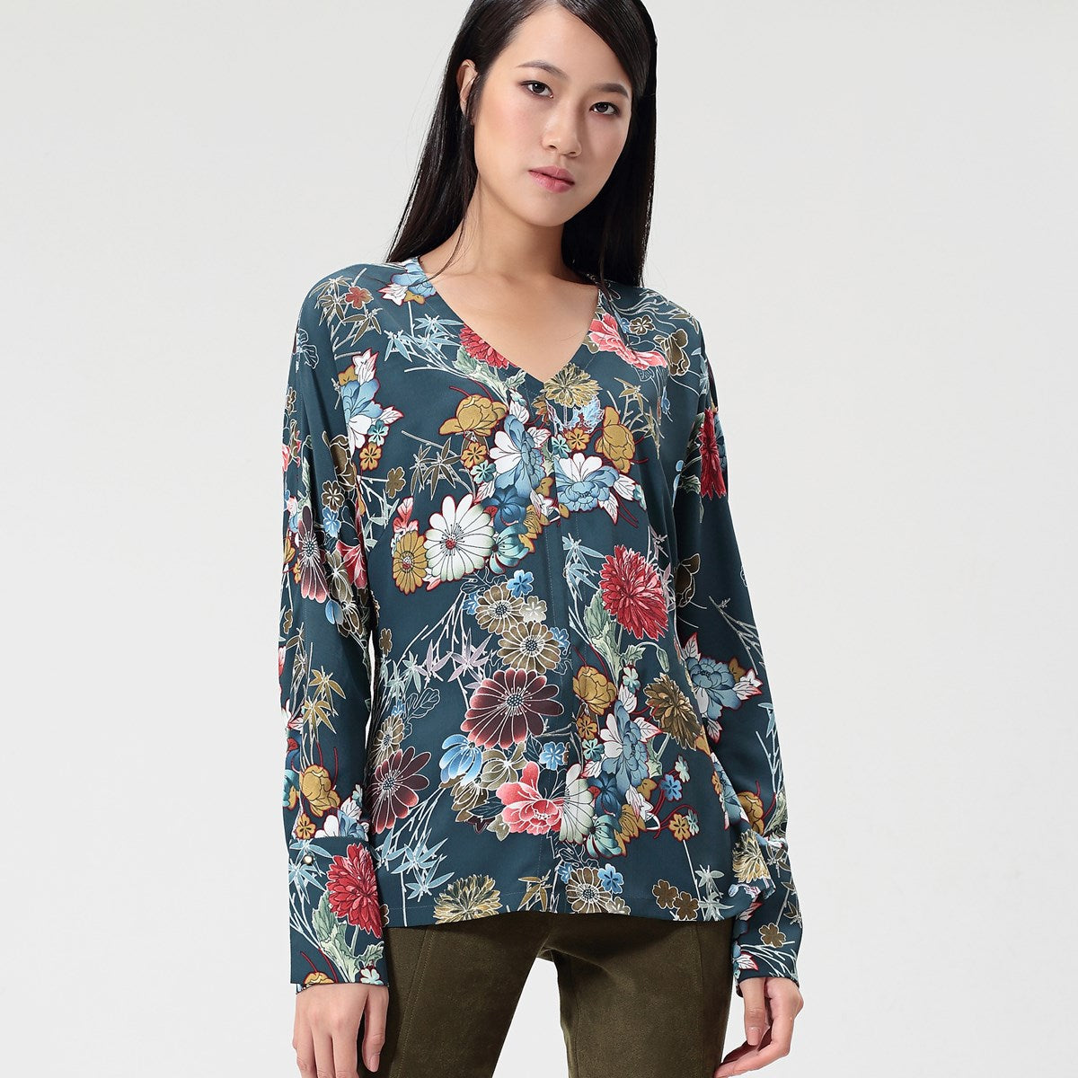 Blouse imprimé floral