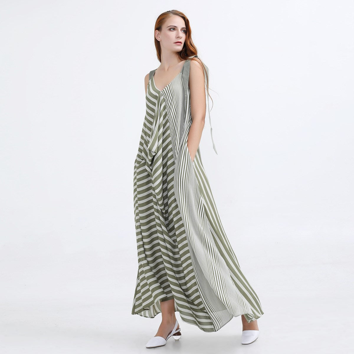 Robe de cocktail mélangée à imprimé maxi