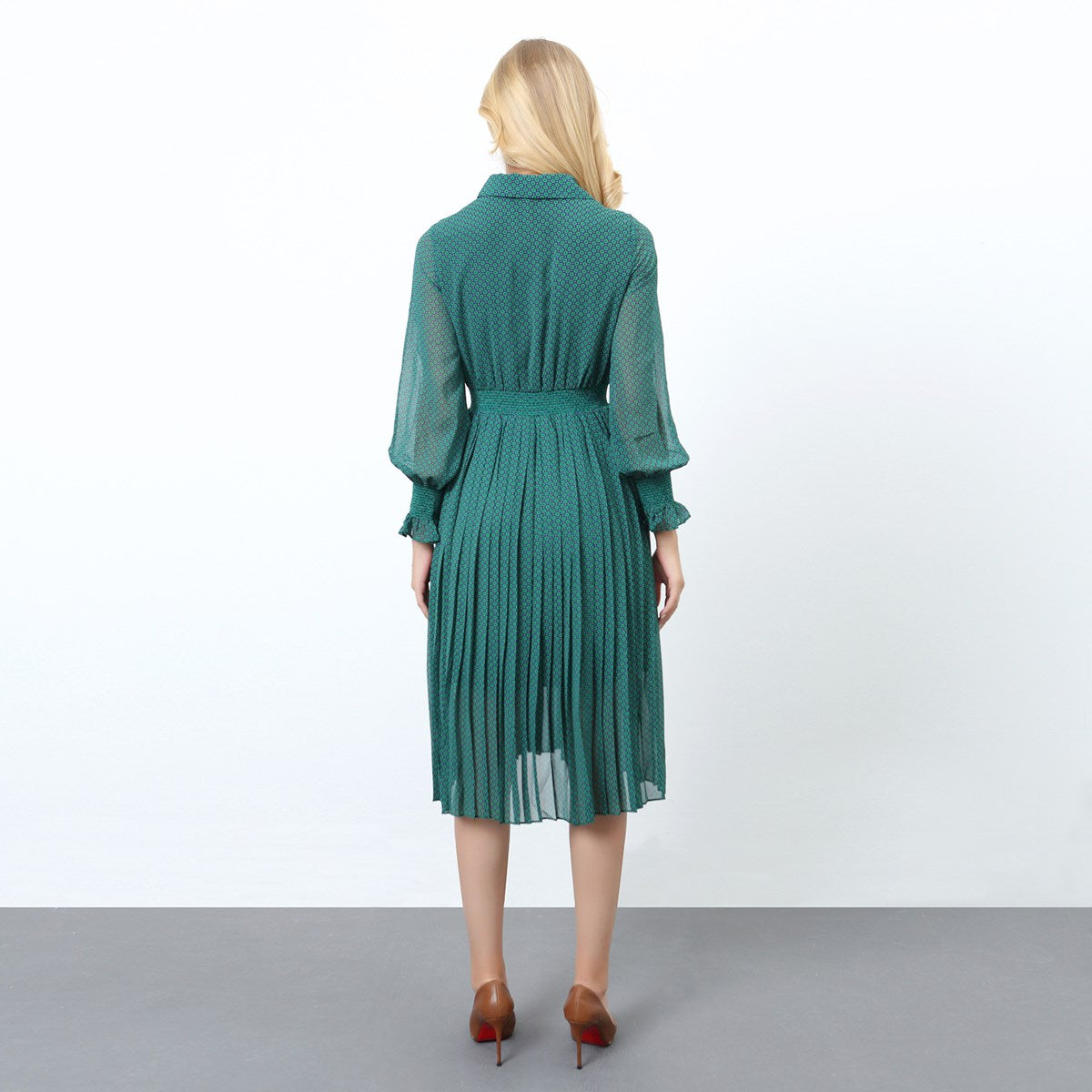 Robe-chemisier rétro