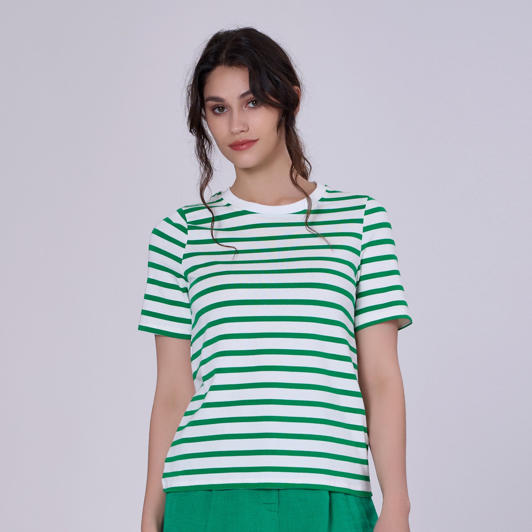 T-shirt marinière en coton