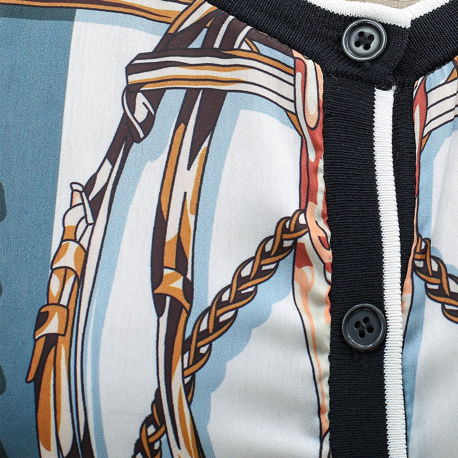 Cardigan à imprimé devant