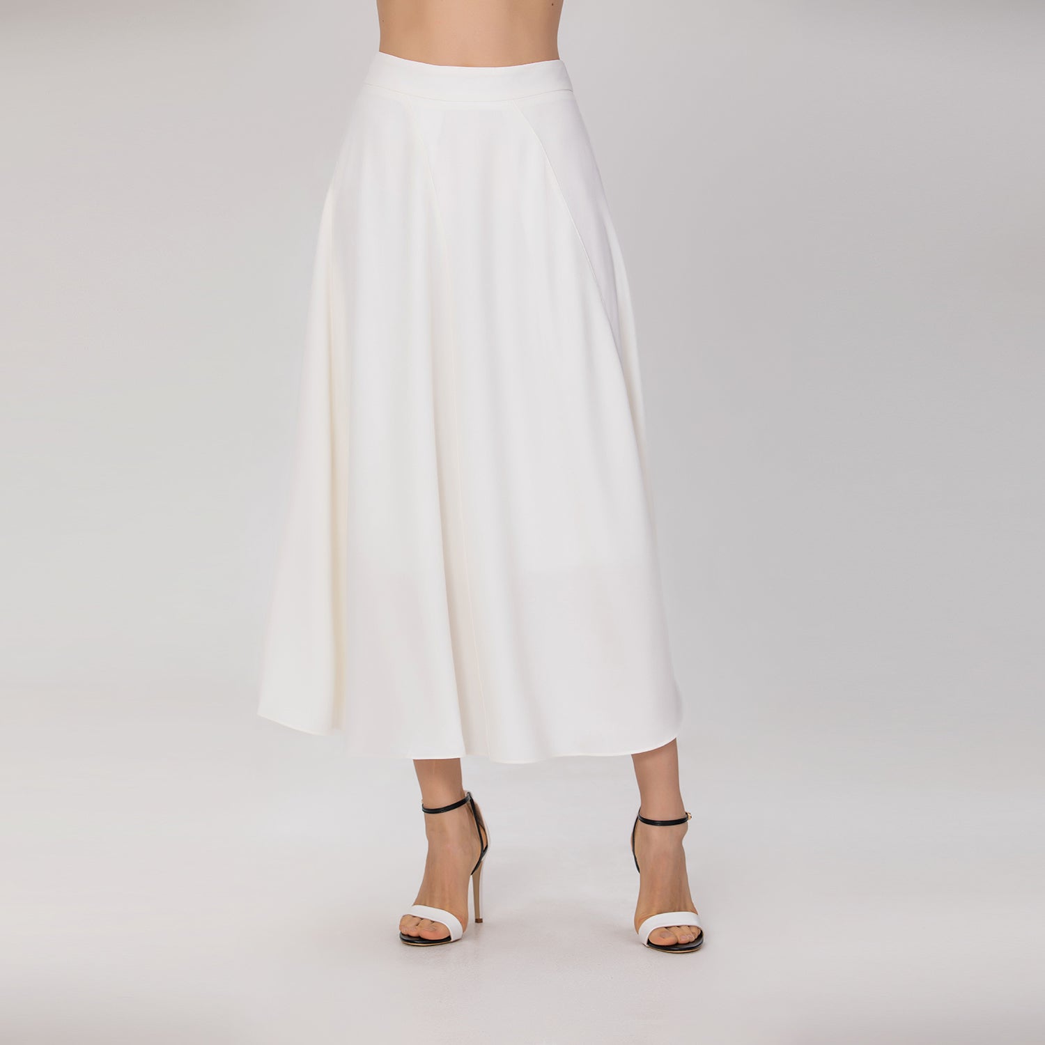 Jupe longue tulipe évasée