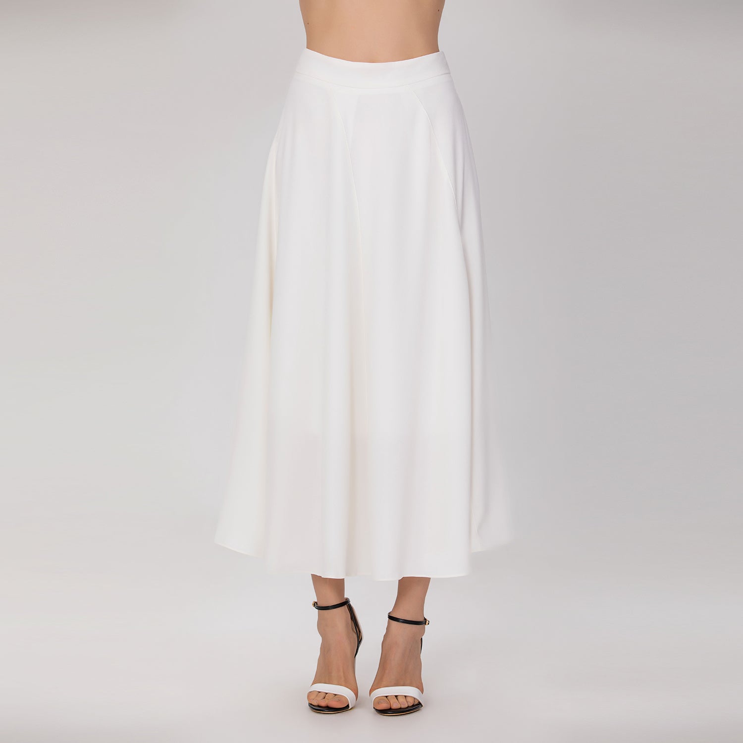 Jupe longue tulipe évasée