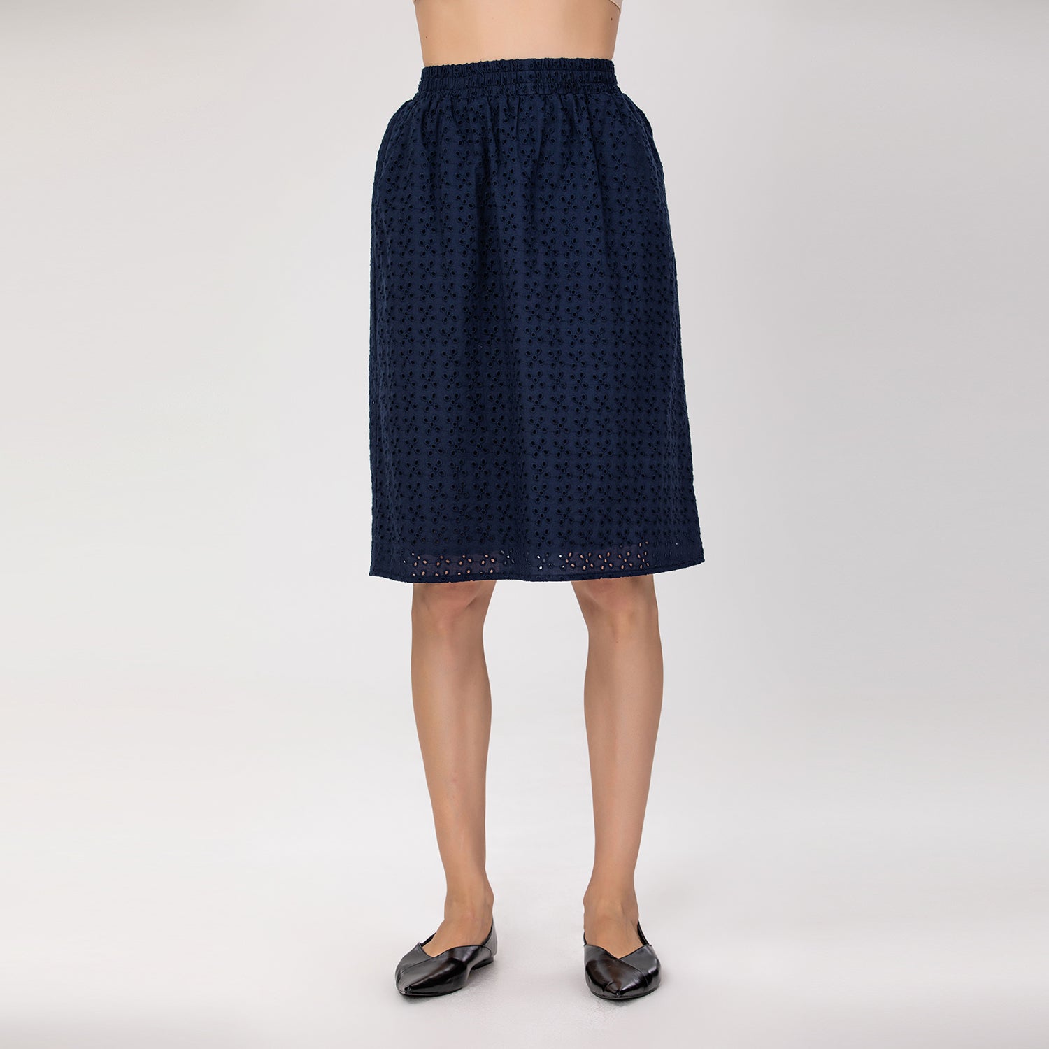 Jupe en dentelle de coton