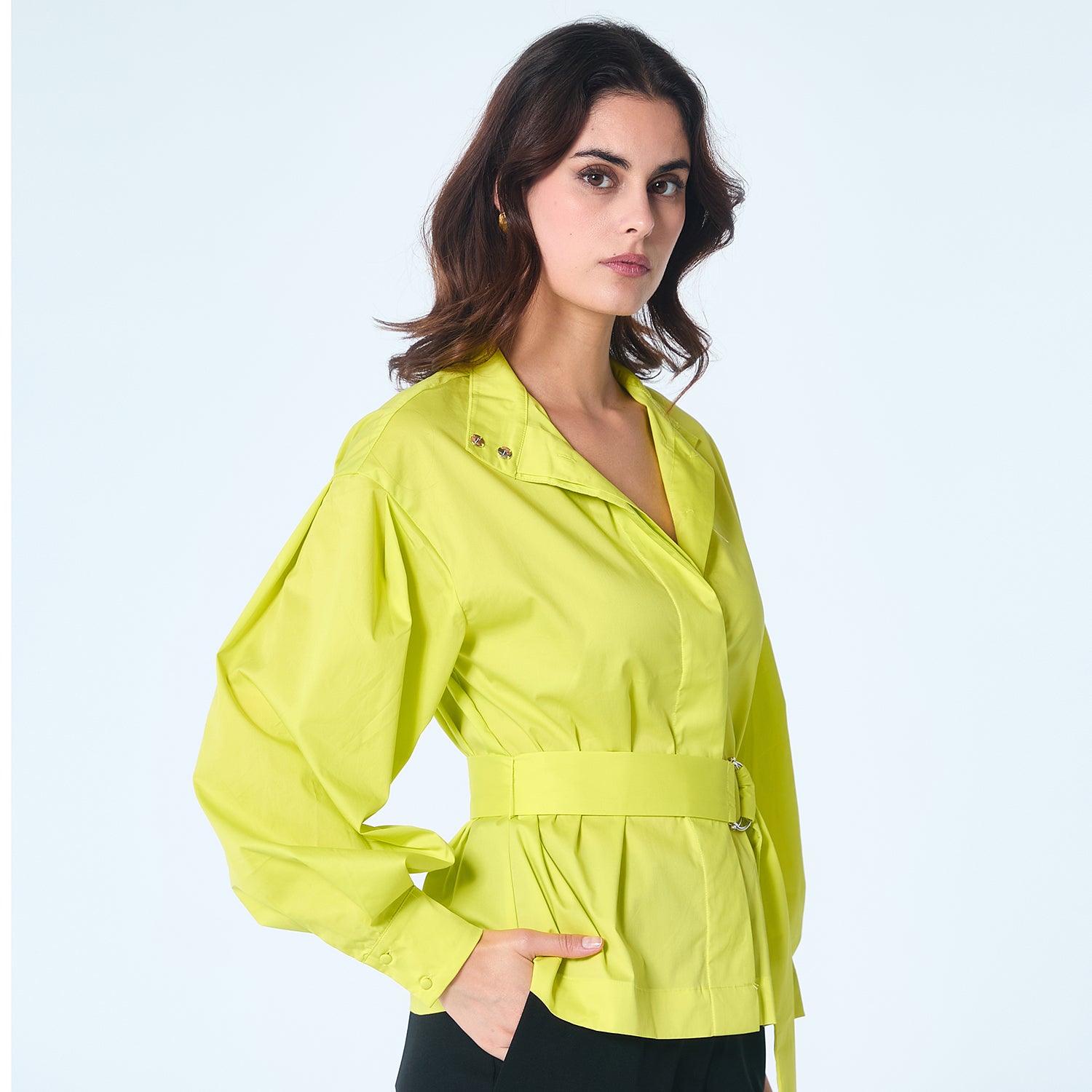 Blouson léger à col haut