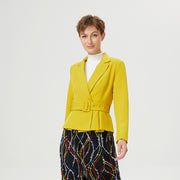 Veste tailleur à basques