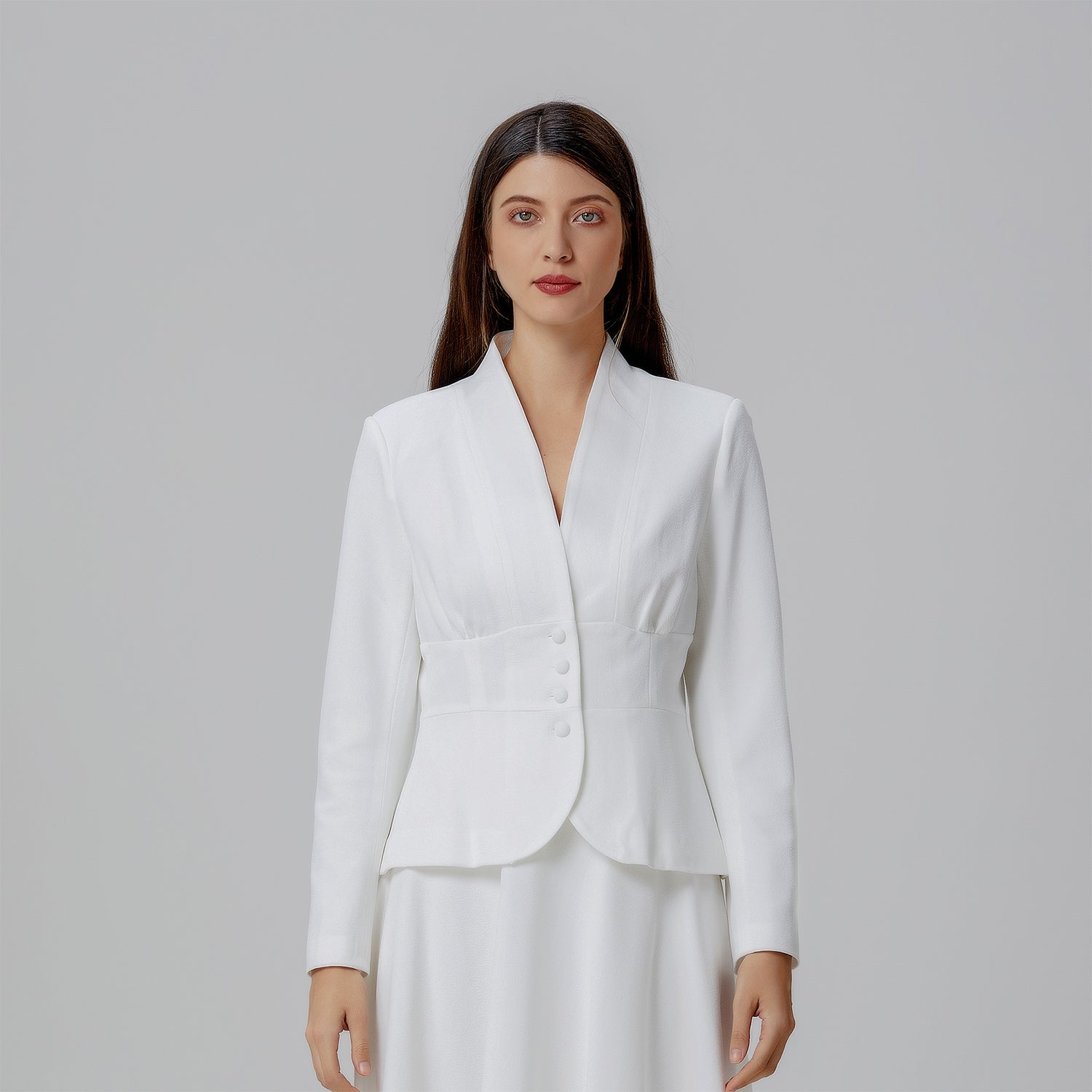 Veste cintrée et évasée