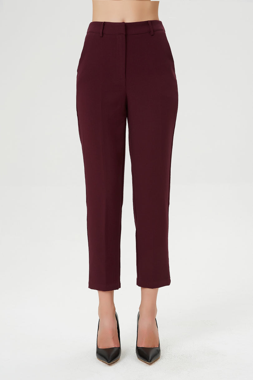 Pantalon court fuselé