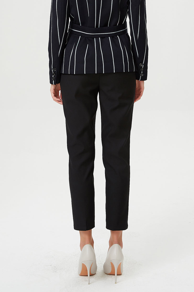 Pantalon court fuselé