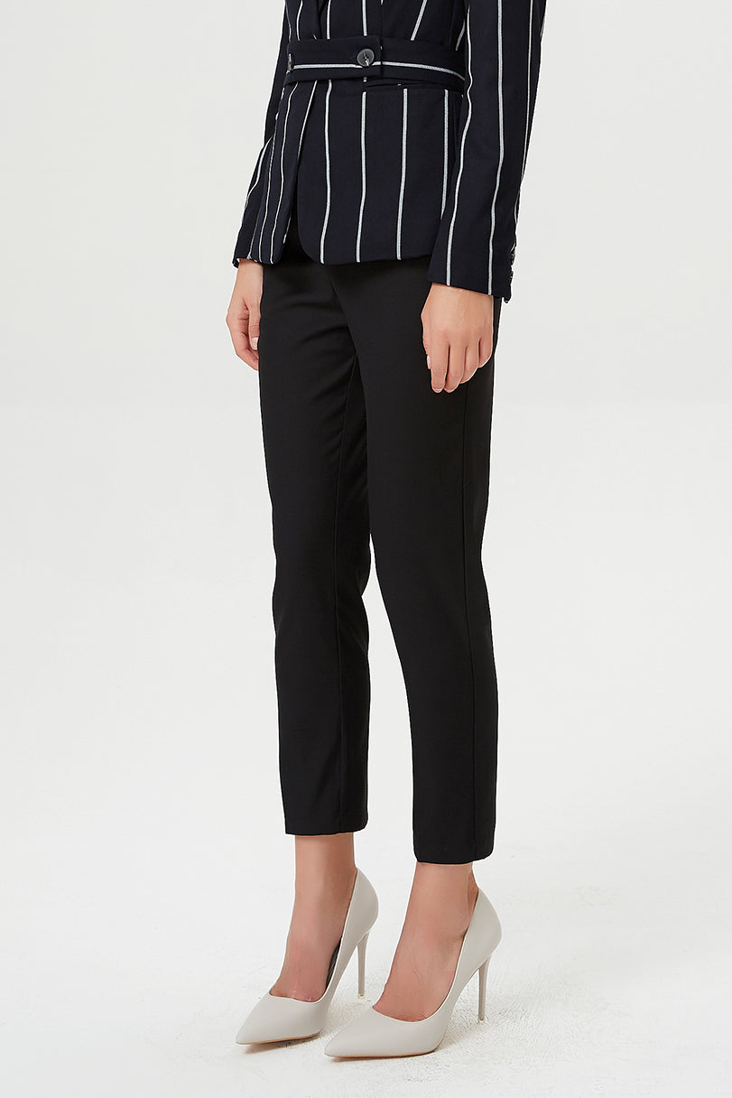 Pantalon court fuselé