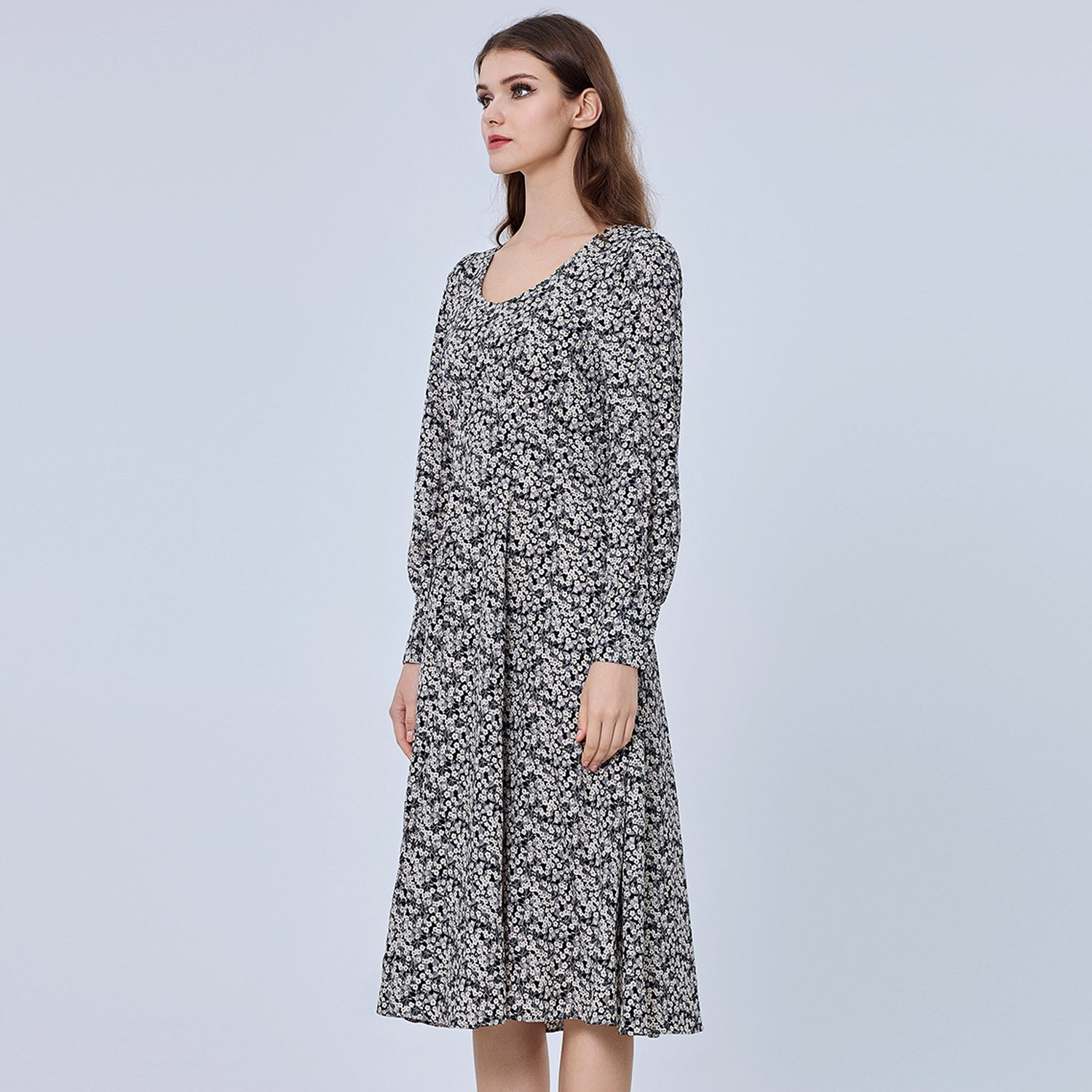 Robe midi à imprimé Liberty