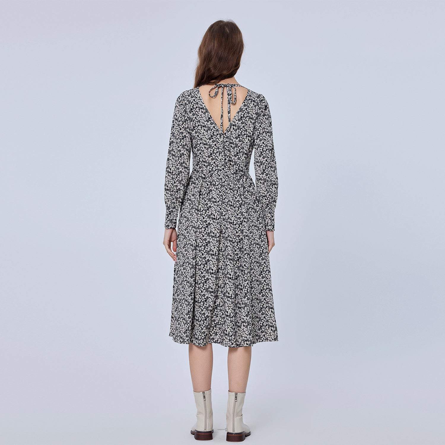 Robe midi à imprimé Liberty