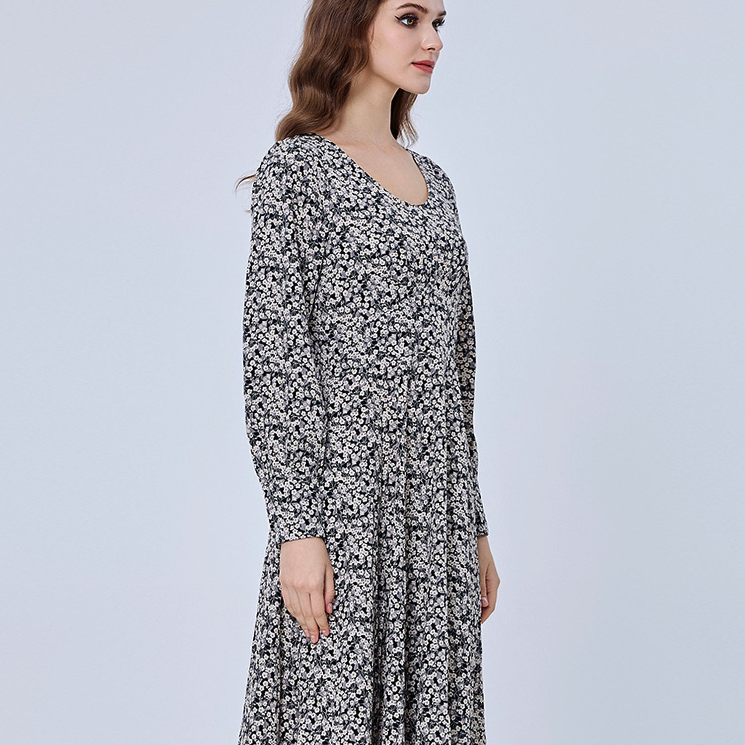 Robe midi à imprimé Liberty