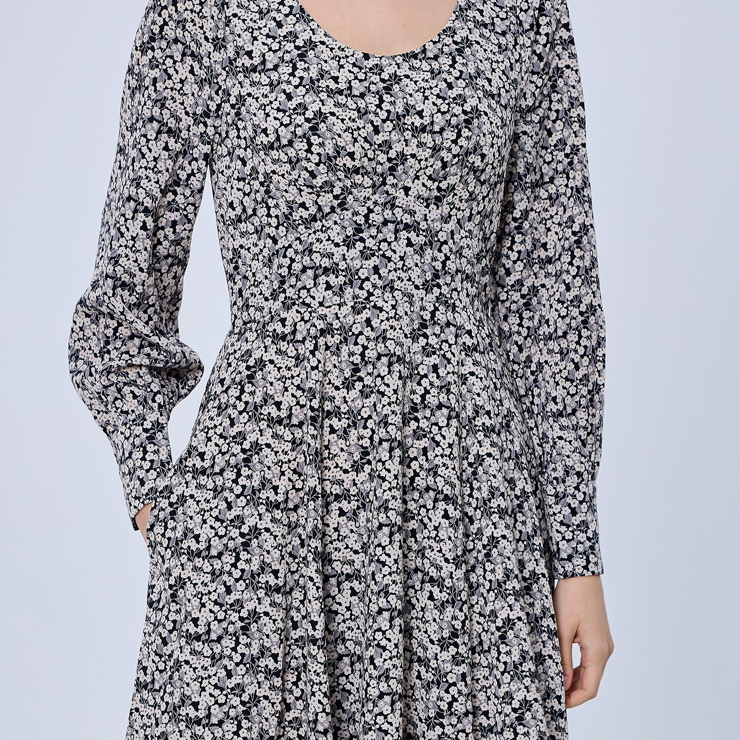 Robe midi à imprimé Liberty