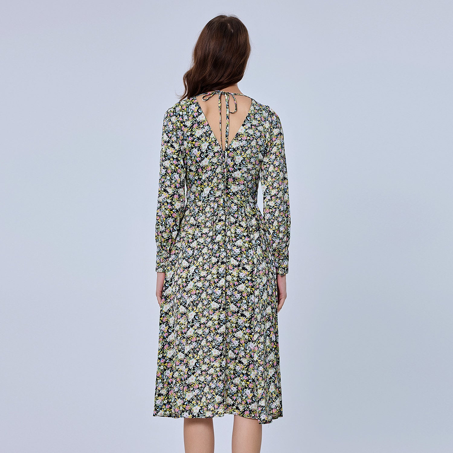 Robe midi à imprimé Liberty