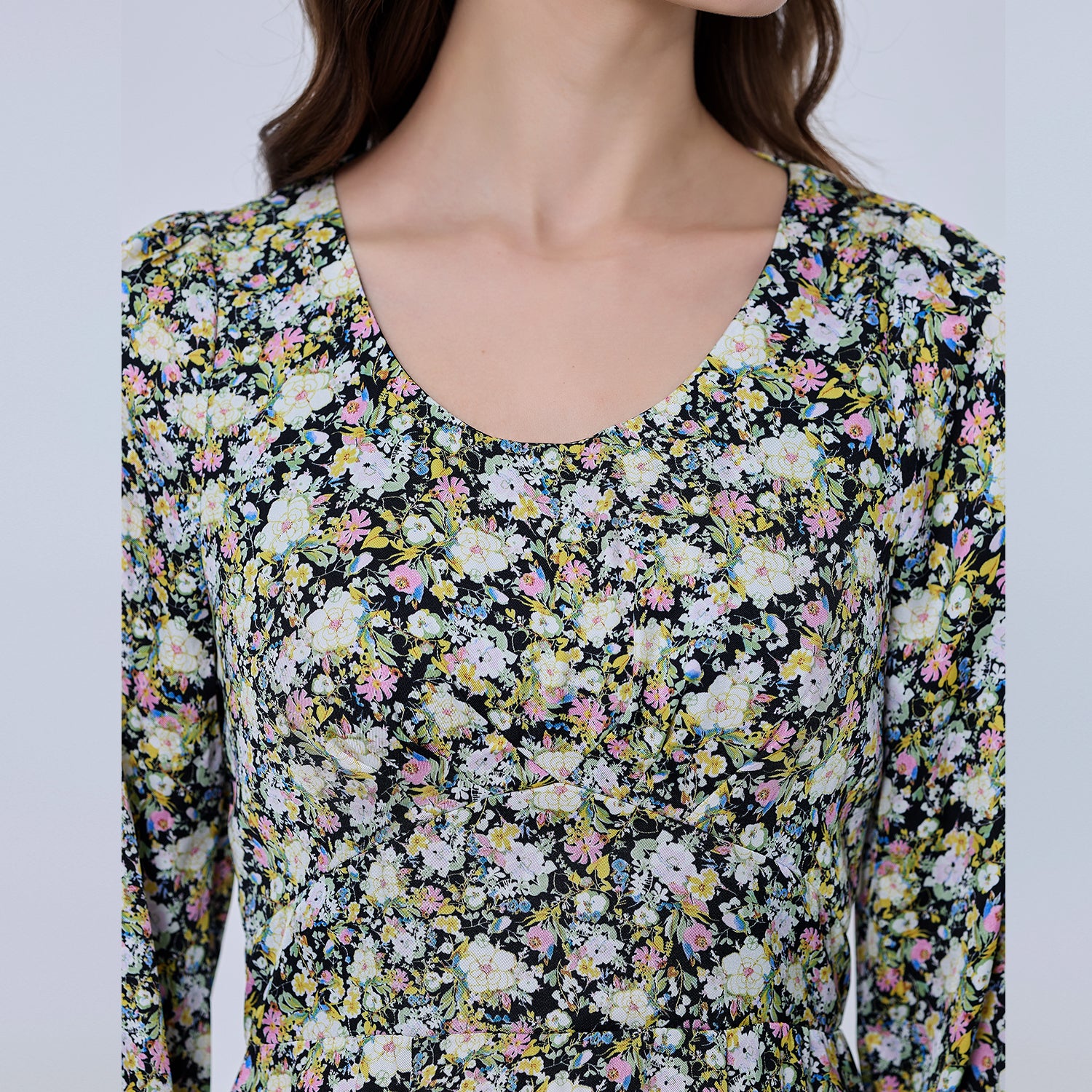 Robe midi à imprimé Liberty