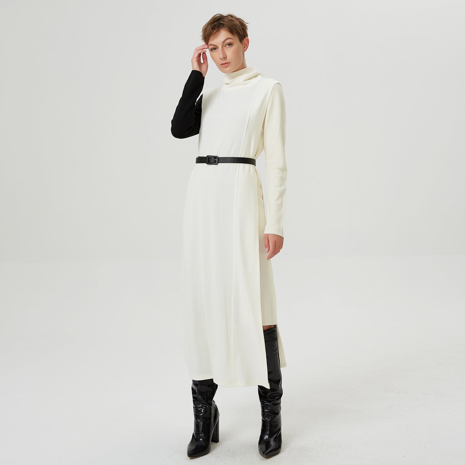 Poncho asymétrique léger