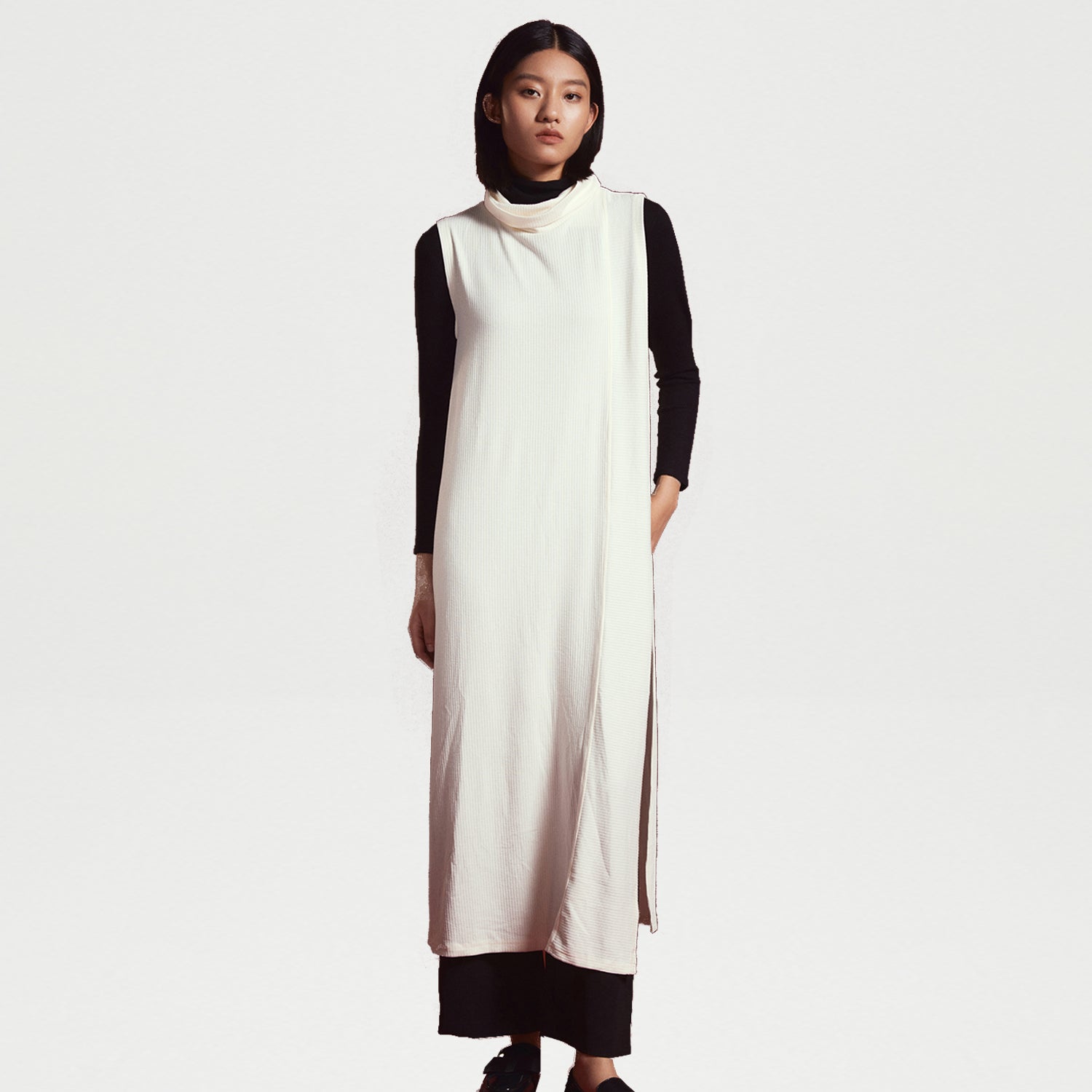 Poncho asymétrique léger