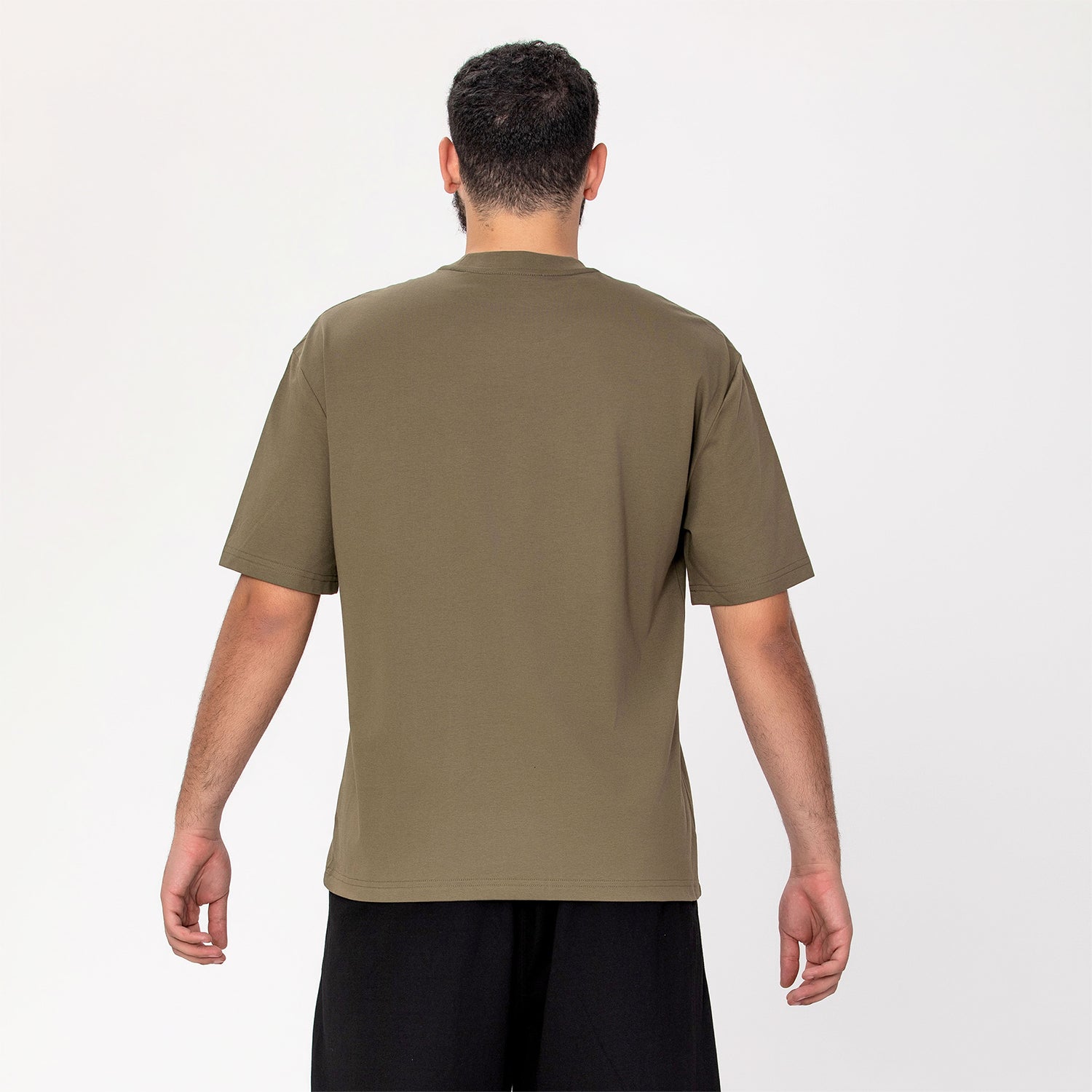 T-shirt homme coupe relax avec poche zippée
