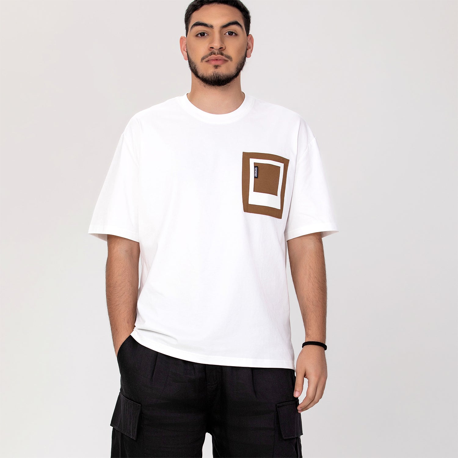 T-shirt poche fenêtre