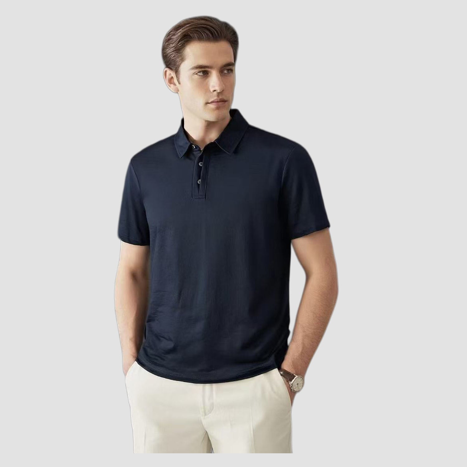 Polo casual chic manches courtes