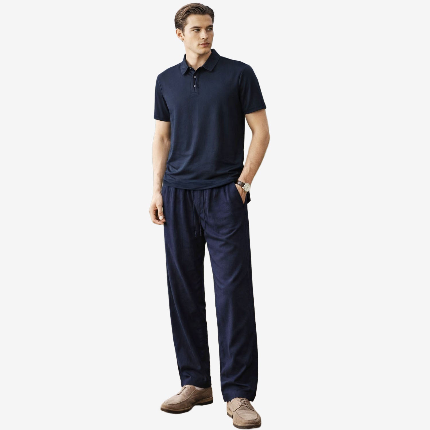 Polo casual chic manches courtes