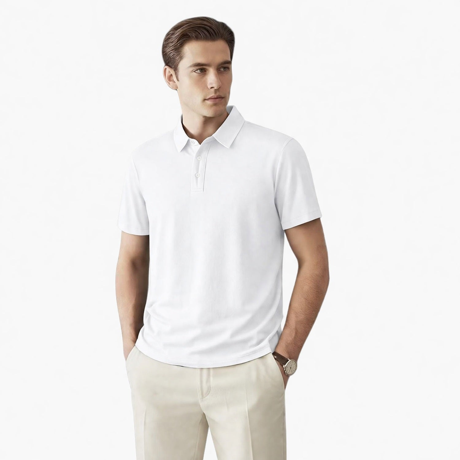 Polo casual chic manches courtes