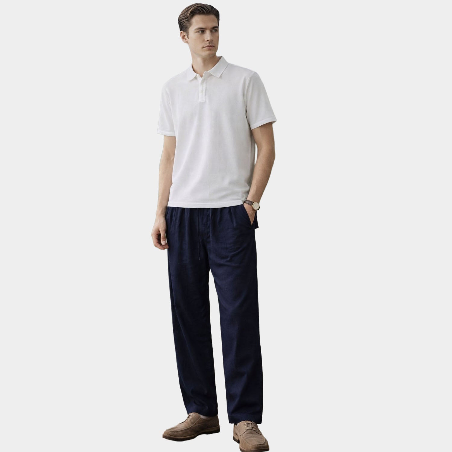 Polo casual chic manches courtes