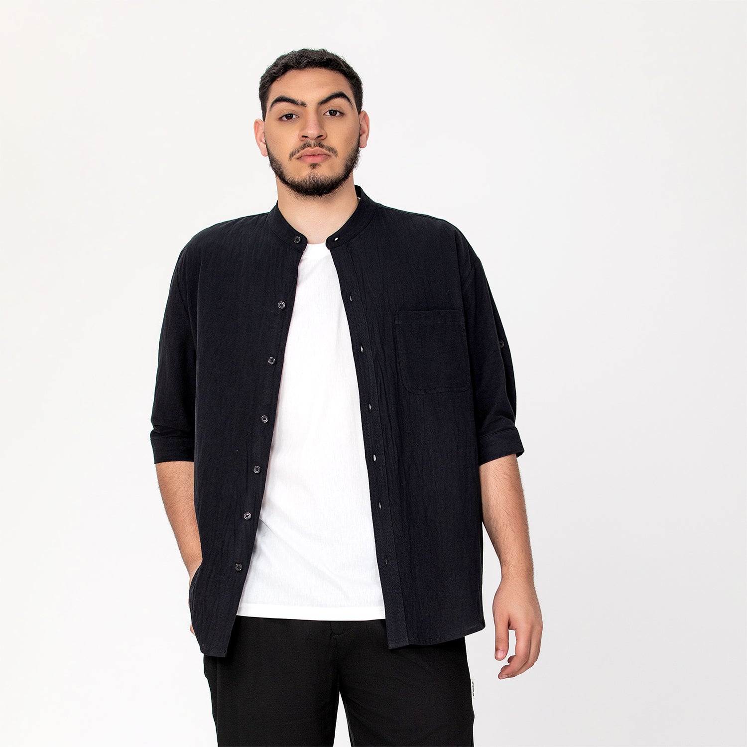 Chemise mao minimaliste - Smart & Joy