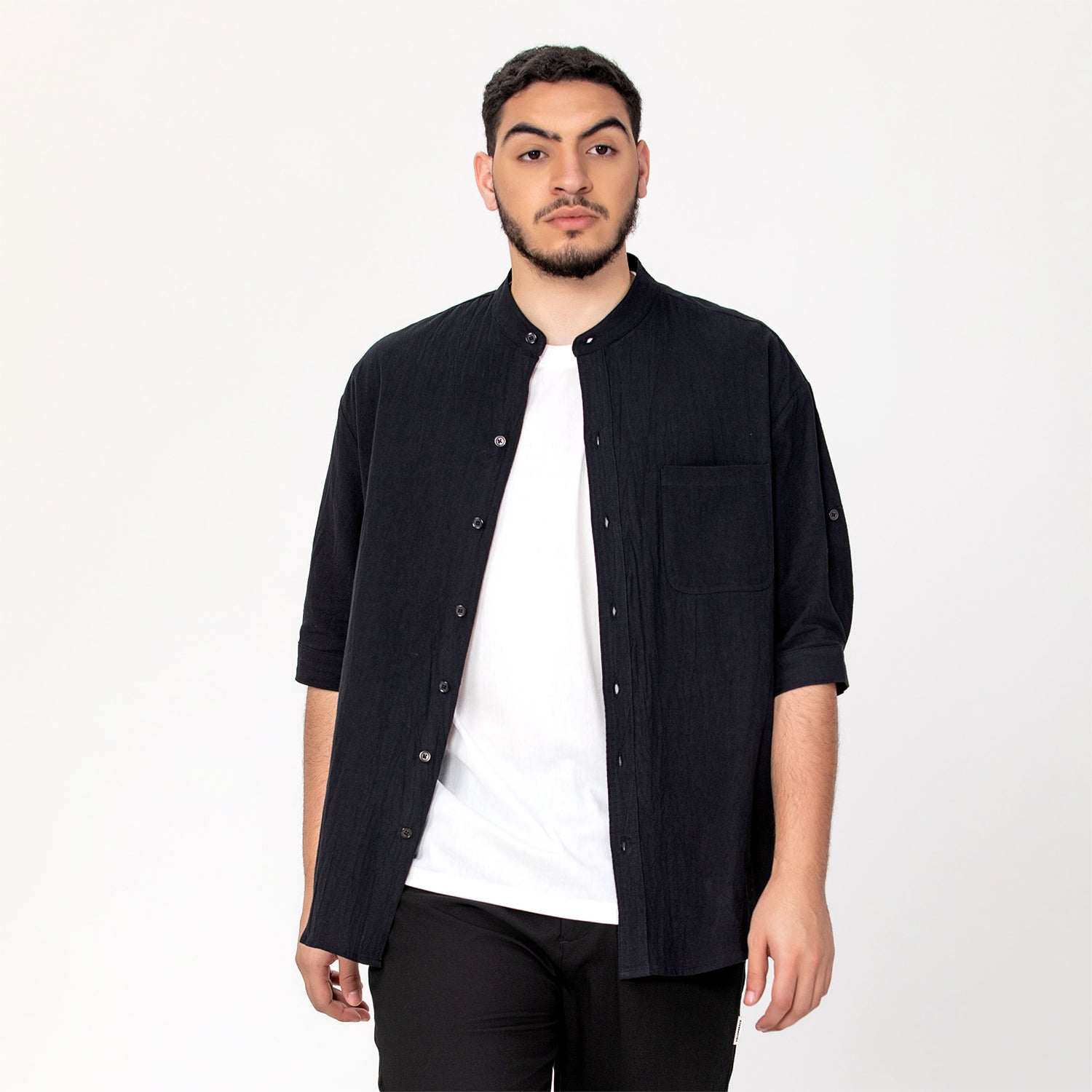 Chemise mao minimaliste - Smart & Joy