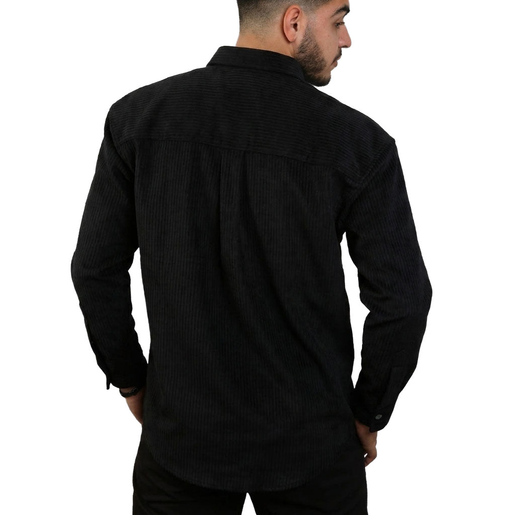 Chemise texturée à manches longues