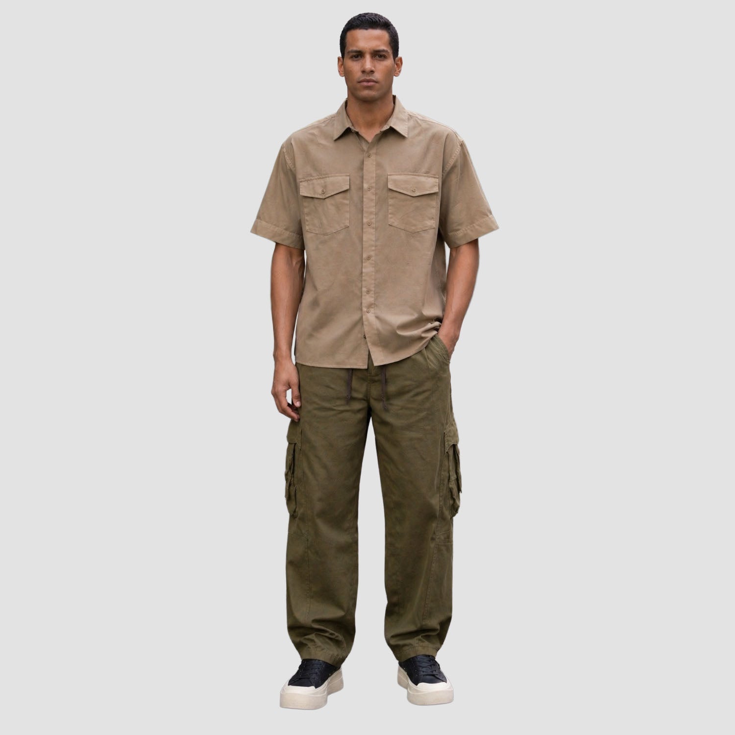 Chemise utilitaire homme à poches
