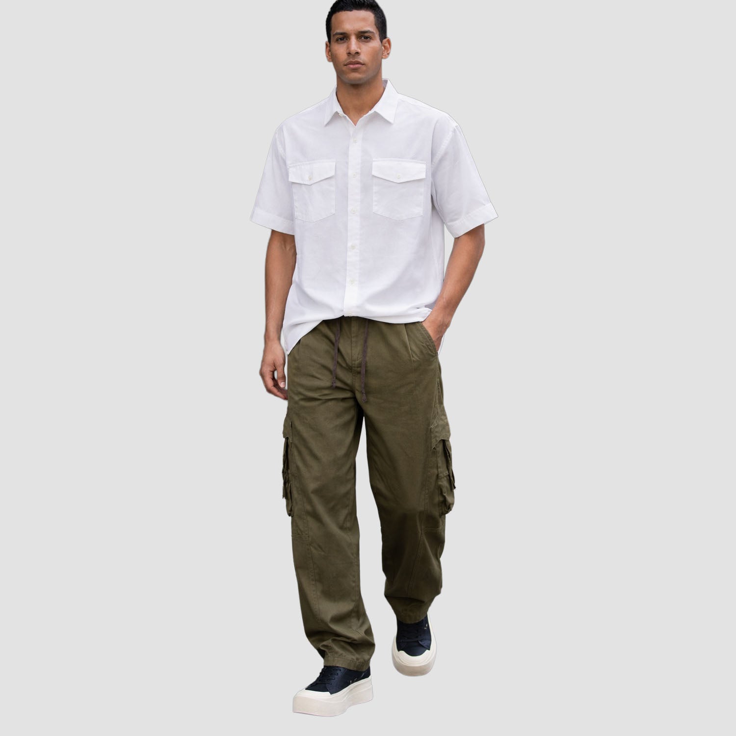 Chemise utilitaire homme à poches