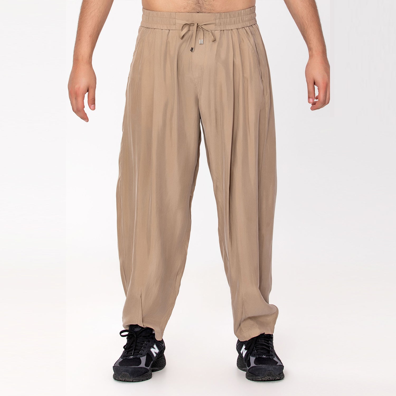 Pantalon large décontracté