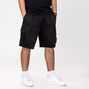 Short à poches plaquées et taille élastique