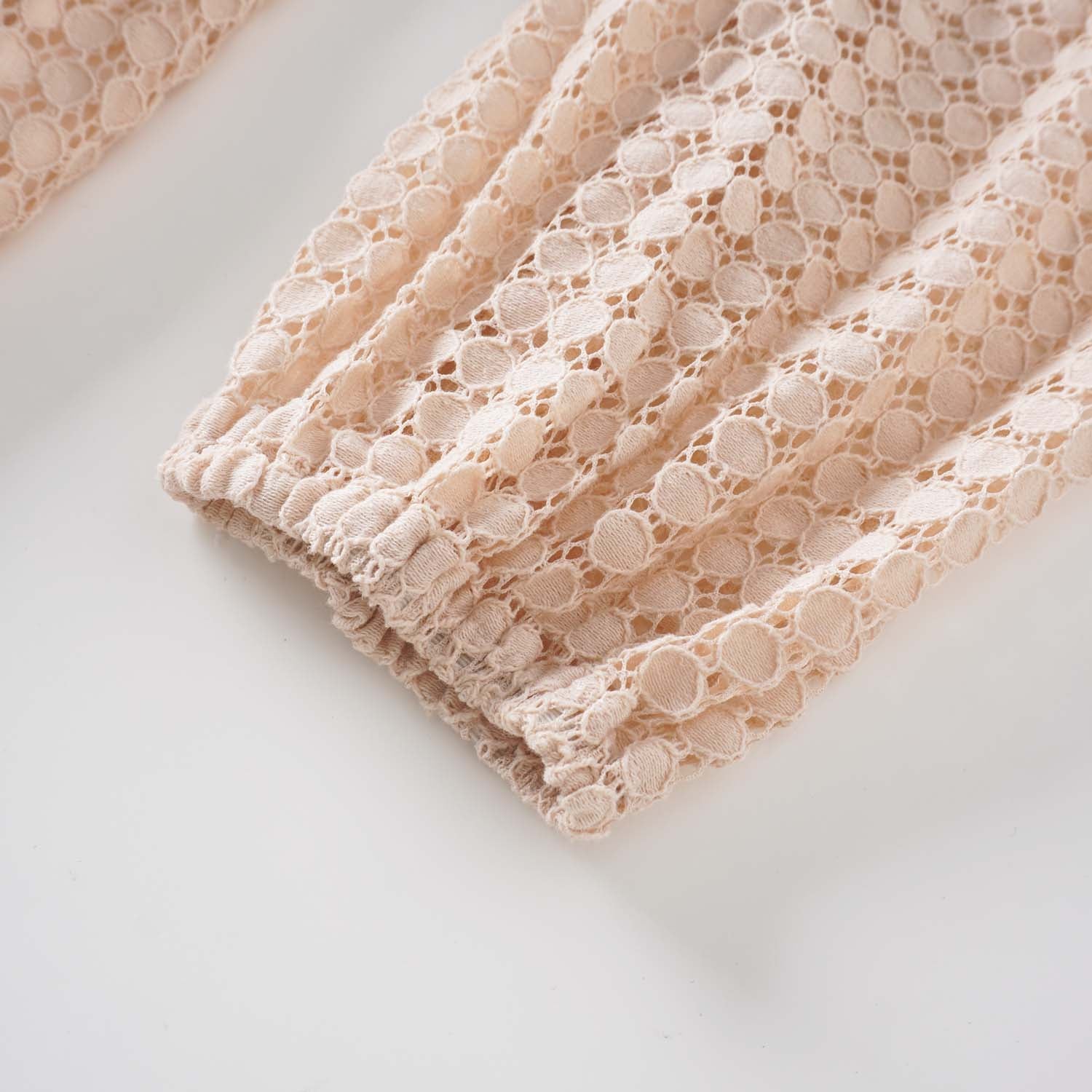 Robe Courte Cache-Cœur en Dentelle Texturée - Smart & Joy