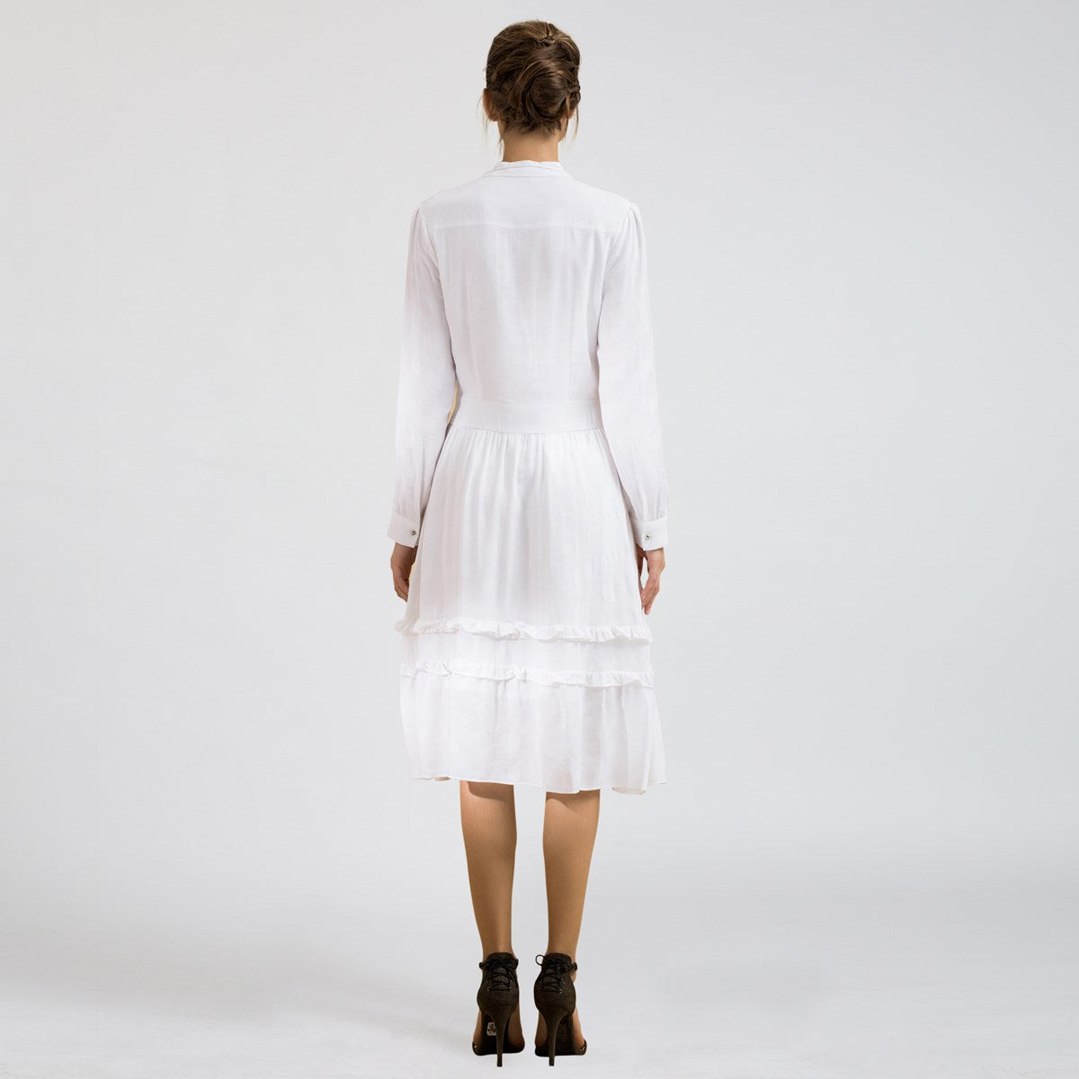 Robe- blouse mi-longue évasée