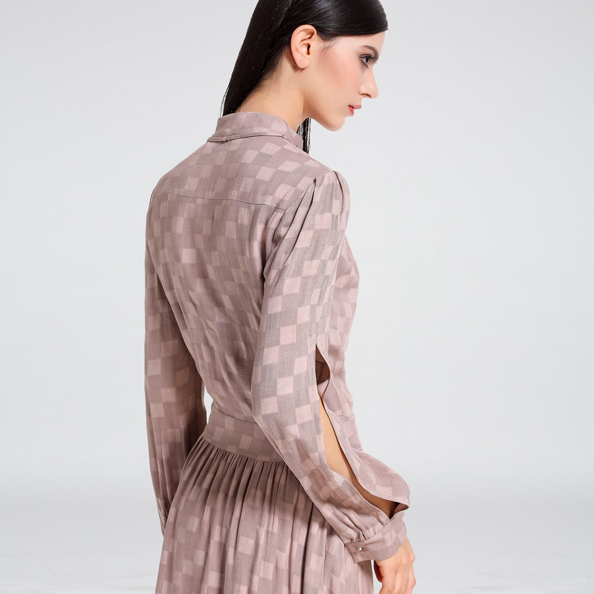 Robe- blouse mi-longue évasée