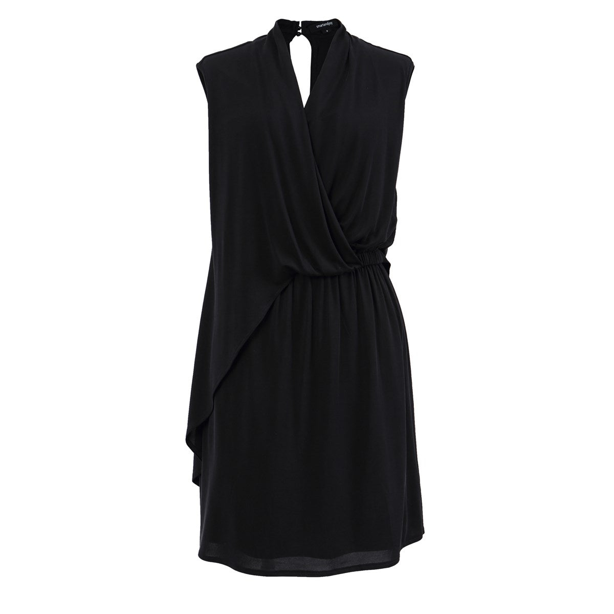 Robe courte maille drapée