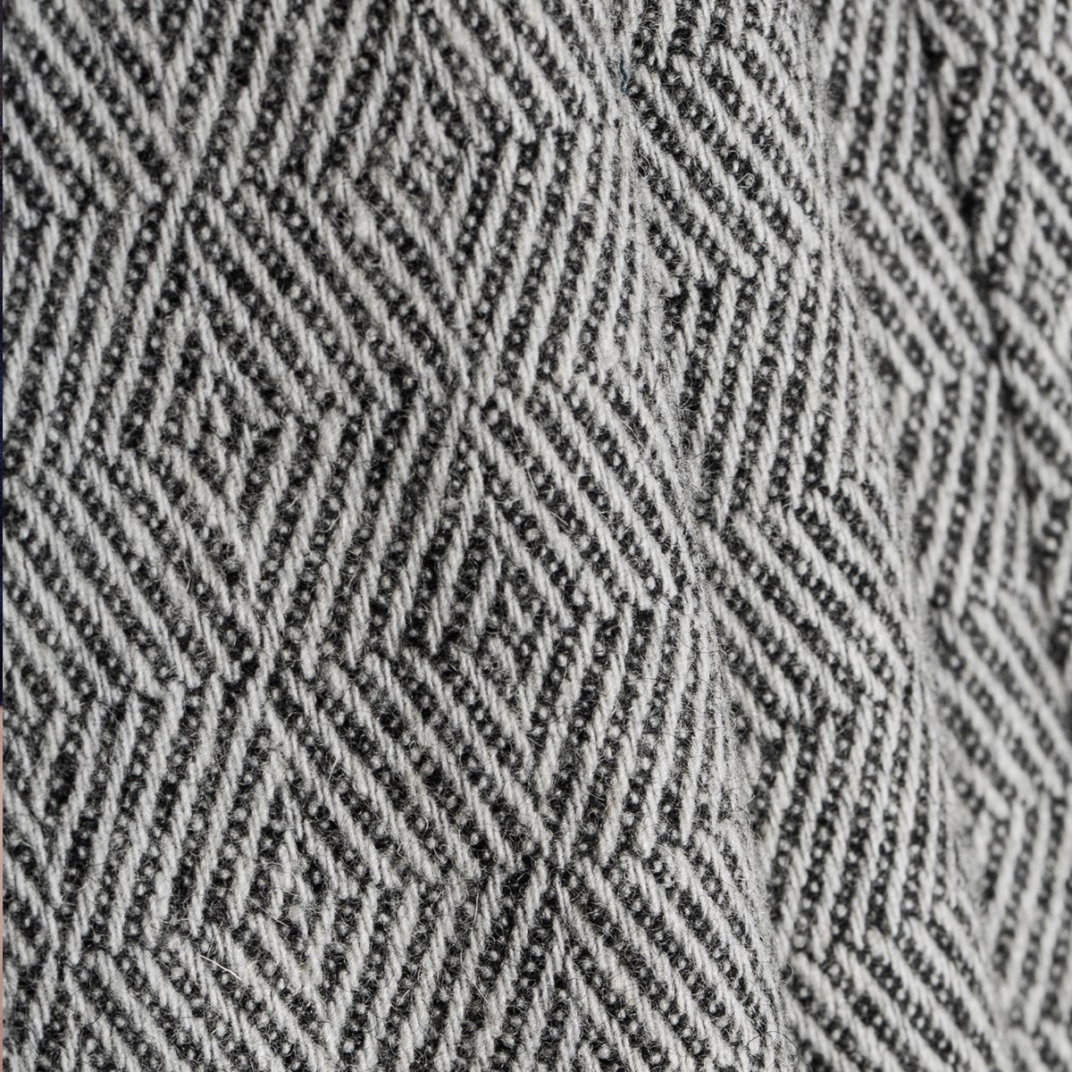 Pantalon droit laine chinée