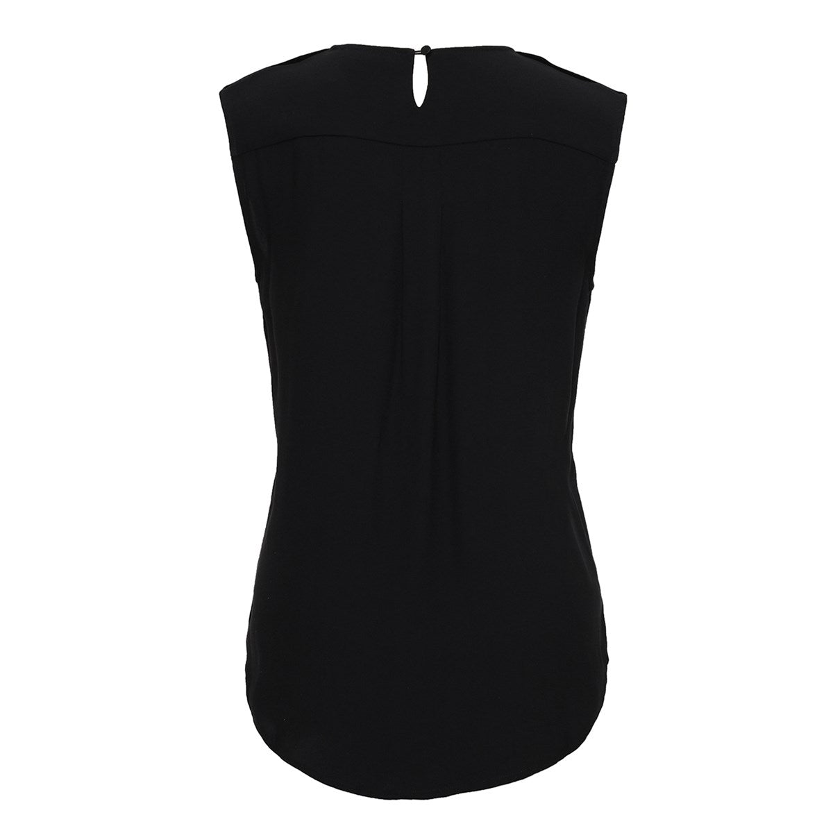 Top bi-matière dentelle et crêpe satin