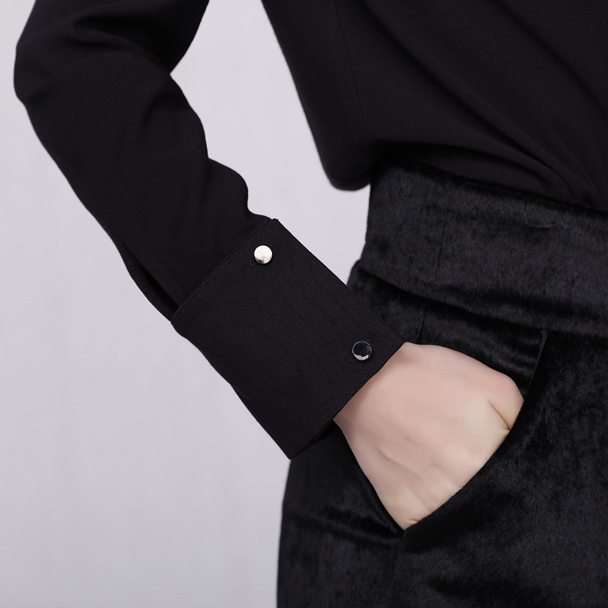 Chemise empiècement dentelle