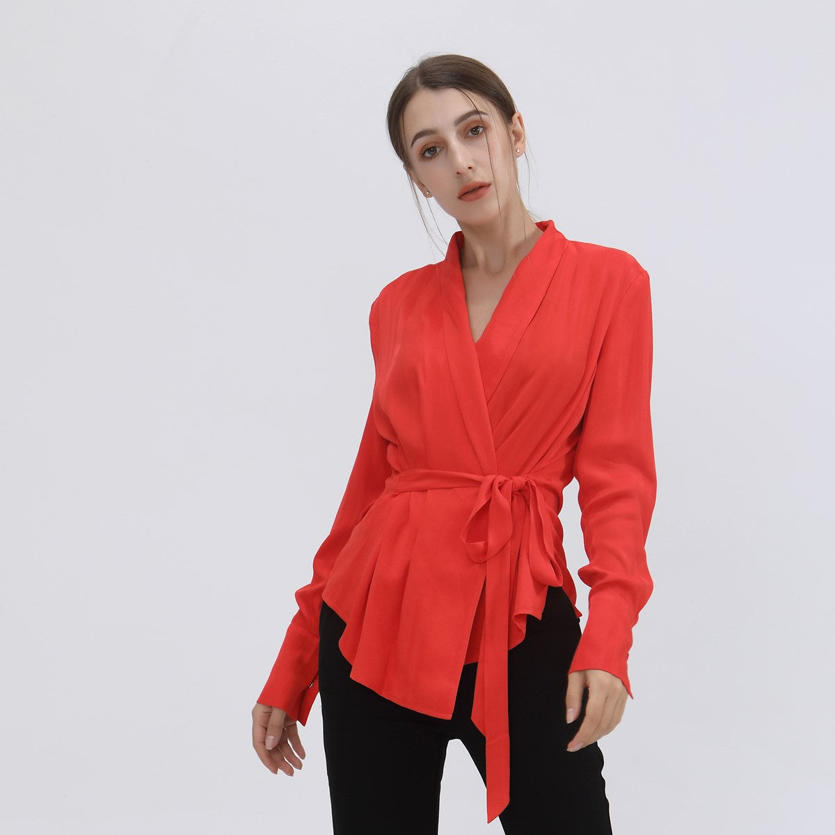Blouse cache coeur