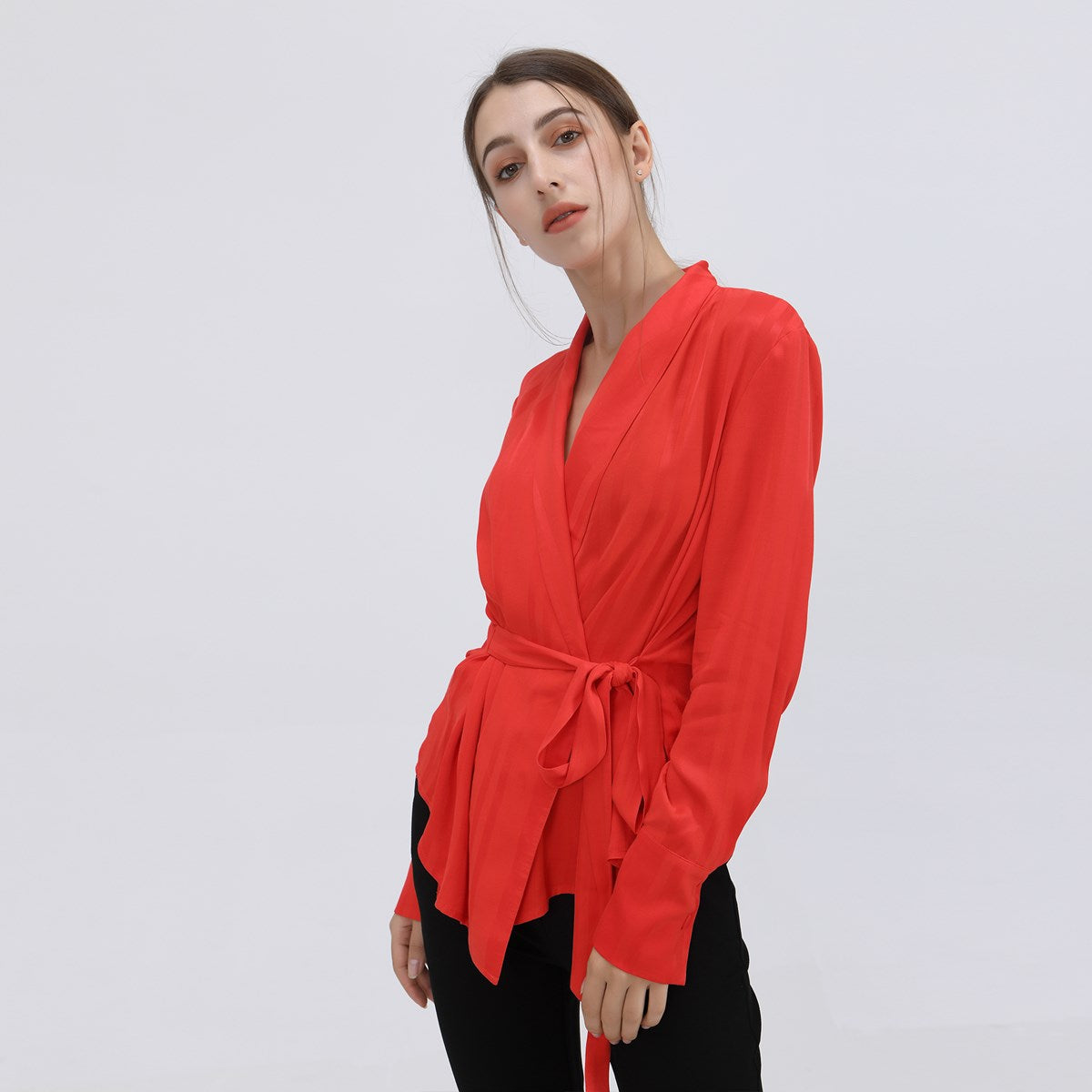 Blouse cache coeur