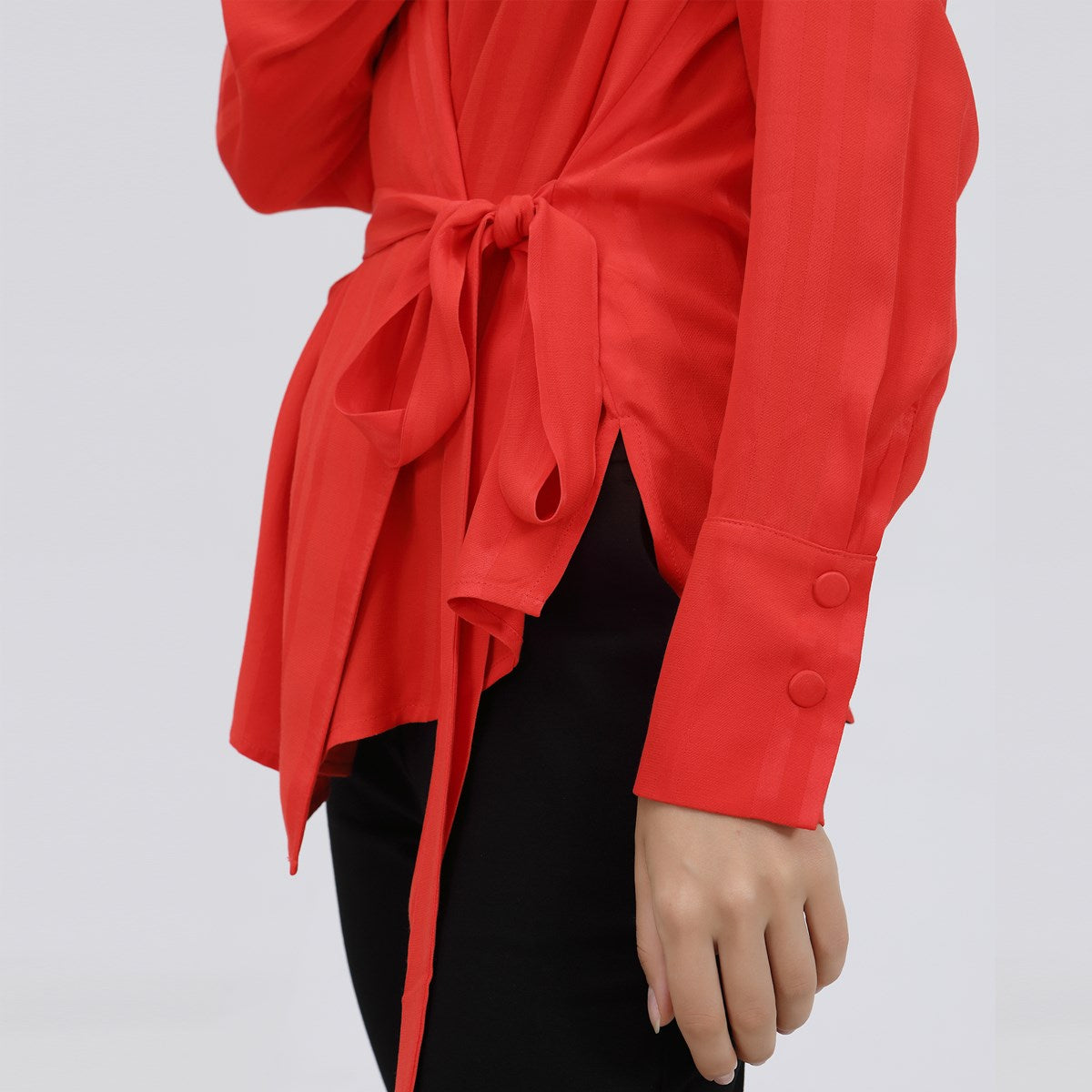 Blouse cache coeur