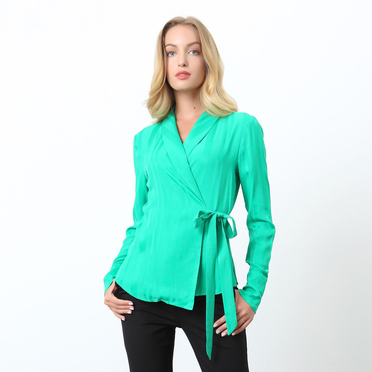 Blouse cache coeur