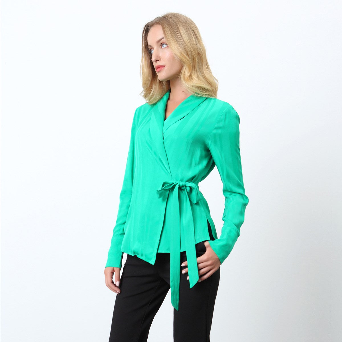 Blouse cache coeur