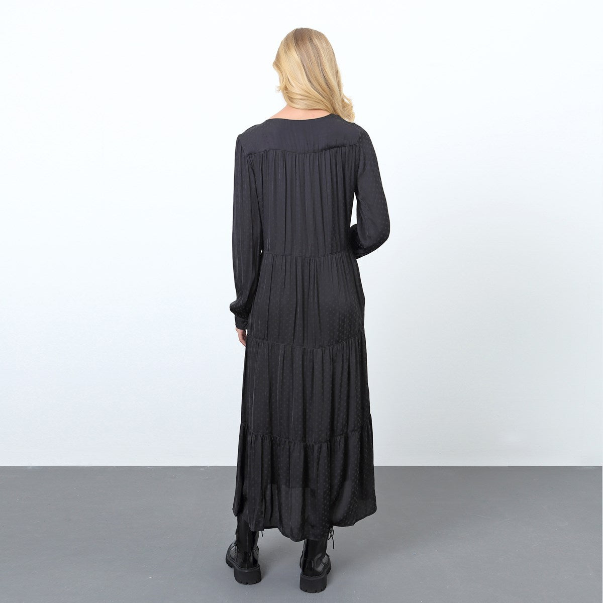 Robe-blouse ample de style rétro