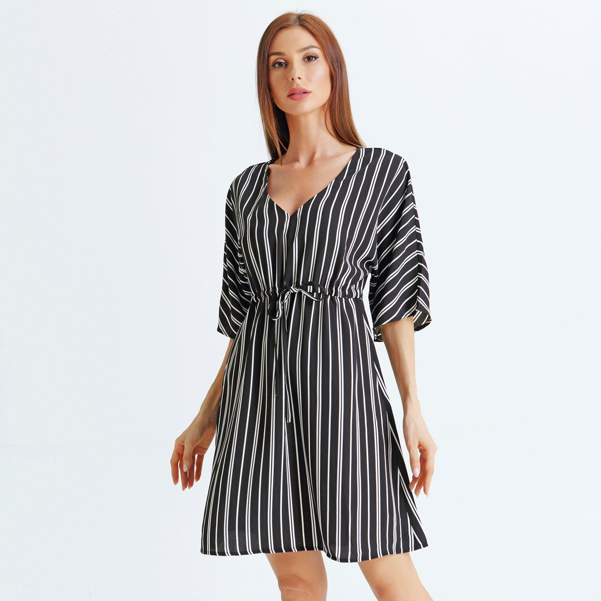 Robe tunique trapèze ample