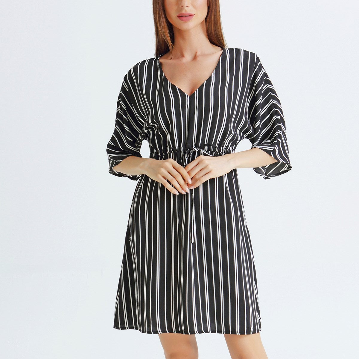 Robe tunique trapèze ample